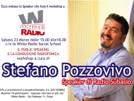 Stefano Pozzovivo di Radio Subasio a White Radio!
