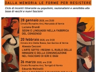 Dentro i FASCISMI, incontri a Vernio per non dimenticare