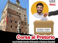 Jonathan Targetti di Targettopoli per la nuova puntata di Corsa Al Pretorio