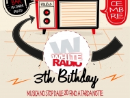 White Radio 3th Birthday Sabato 17 Dicembre!